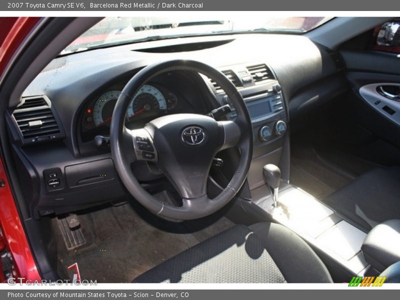 Barcelona Red Metallic / Dark Charcoal 2007 Toyota Camry SE V6