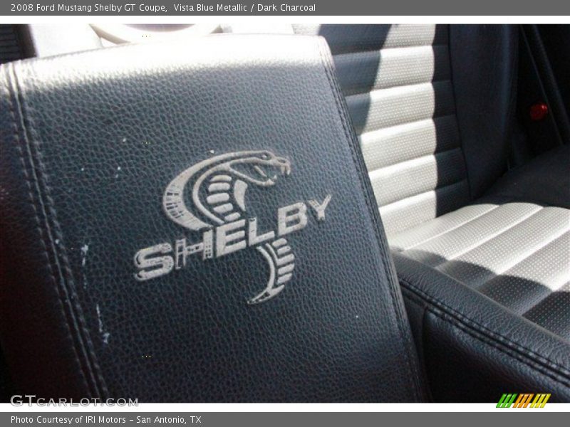 Vista Blue Metallic / Dark Charcoal 2008 Ford Mustang Shelby GT Coupe