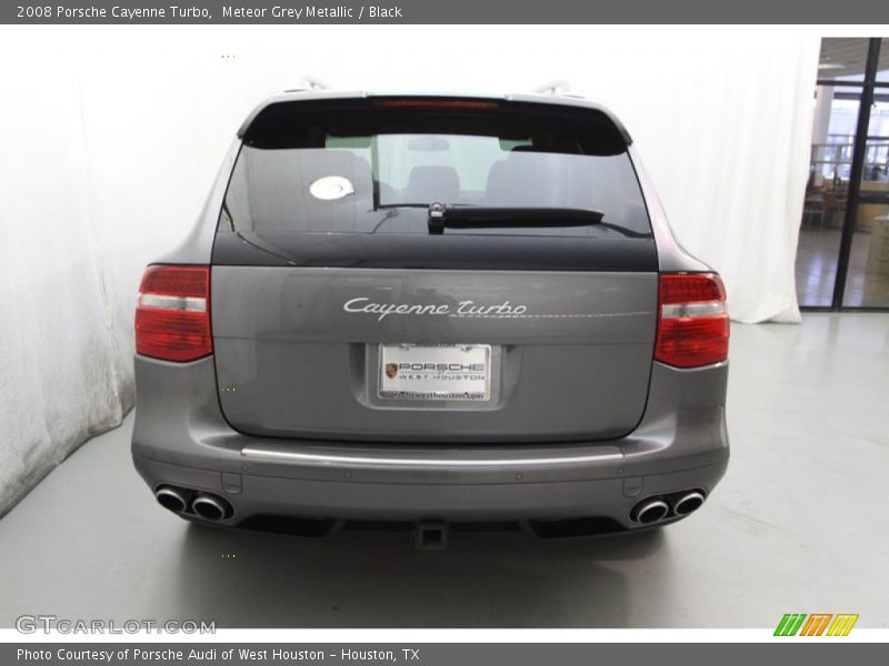 Meteor Grey Metallic / Black 2008 Porsche Cayenne Turbo