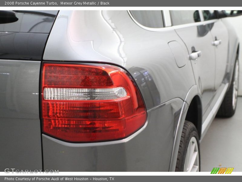 Meteor Grey Metallic / Black 2008 Porsche Cayenne Turbo