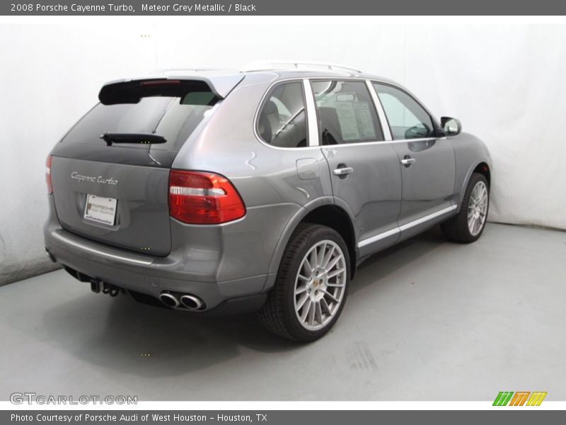 Meteor Grey Metallic / Black 2008 Porsche Cayenne Turbo