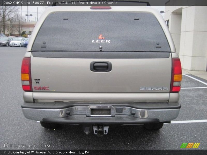 Pewter Metallic / Graphite 2002 GMC Sierra 1500 Z71 Extended Cab 4x4