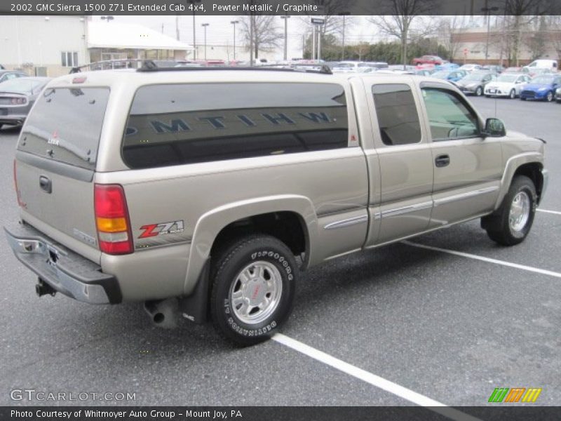 Pewter Metallic / Graphite 2002 GMC Sierra 1500 Z71 Extended Cab 4x4