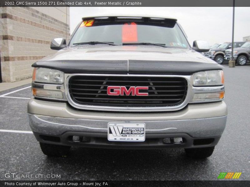 Pewter Metallic / Graphite 2002 GMC Sierra 1500 Z71 Extended Cab 4x4