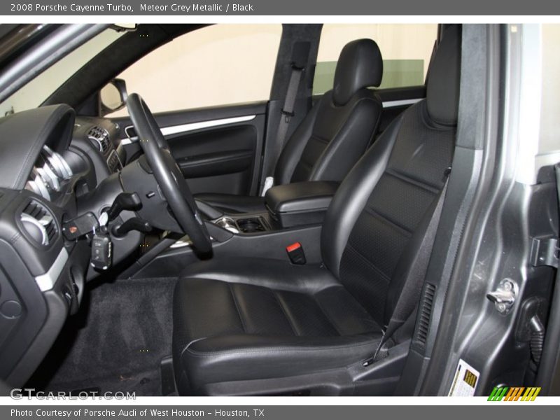 Front Seat of 2008 Cayenne Turbo