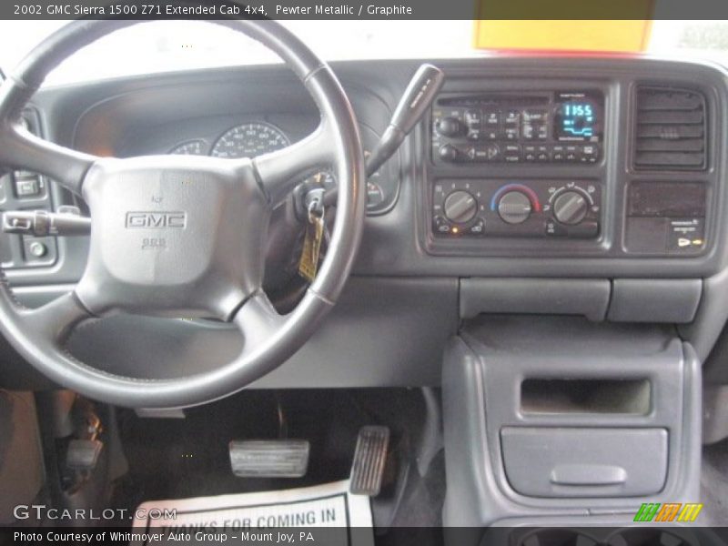 Pewter Metallic / Graphite 2002 GMC Sierra 1500 Z71 Extended Cab 4x4