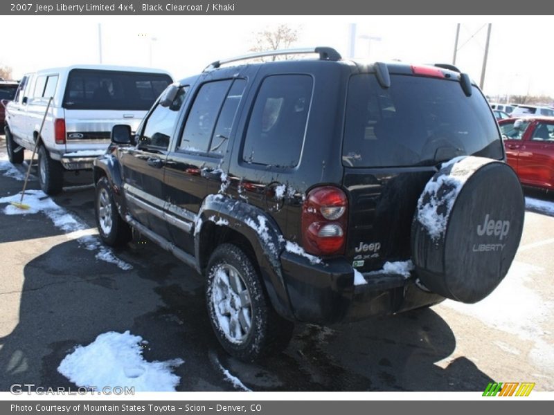 Black Clearcoat / Khaki 2007 Jeep Liberty Limited 4x4