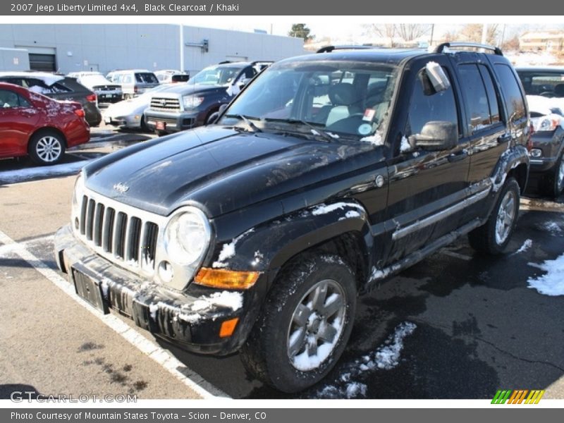 Black Clearcoat / Khaki 2007 Jeep Liberty Limited 4x4