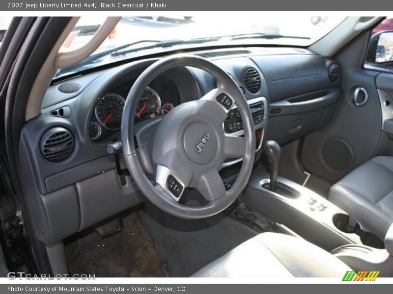 Black Clearcoat / Khaki 2007 Jeep Liberty Limited 4x4