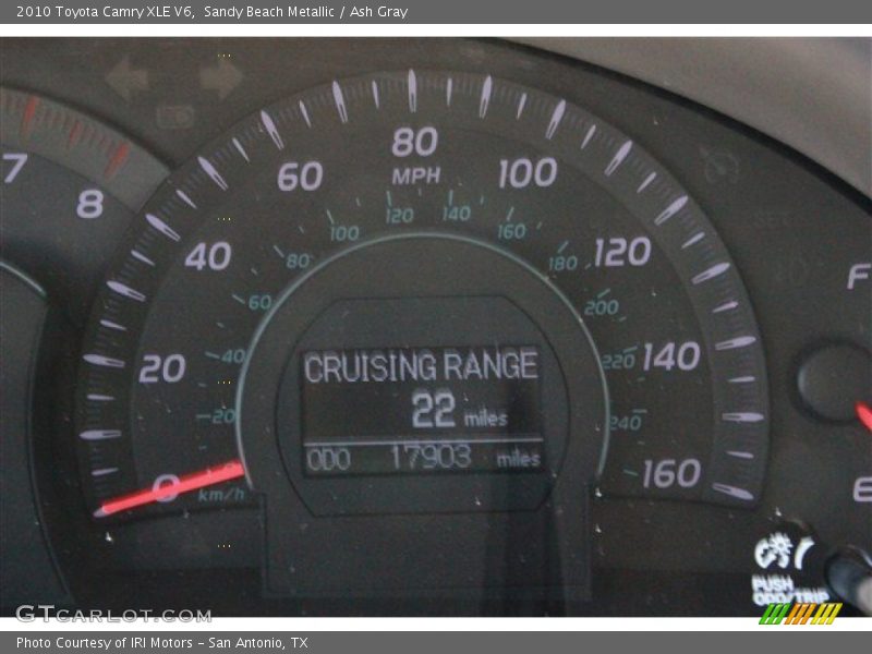 Sandy Beach Metallic / Ash Gray 2010 Toyota Camry XLE V6