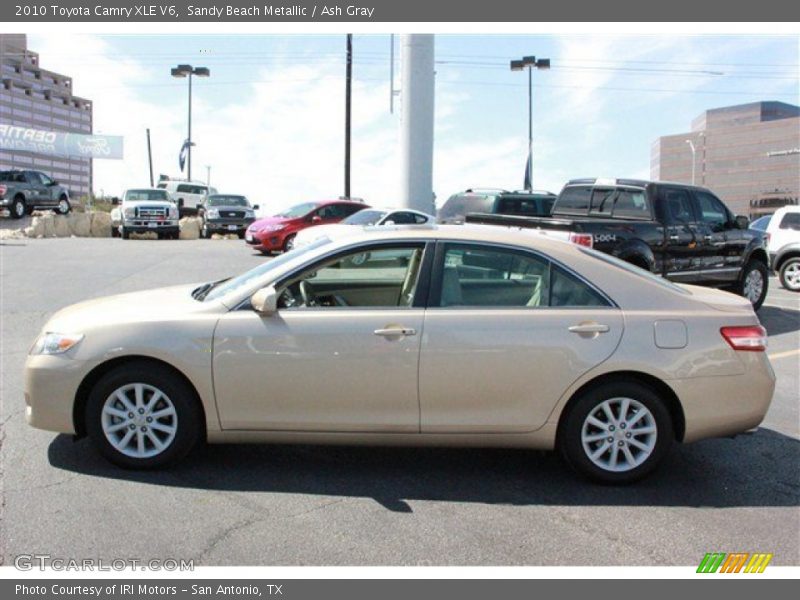 Sandy Beach Metallic / Ash Gray 2010 Toyota Camry XLE V6