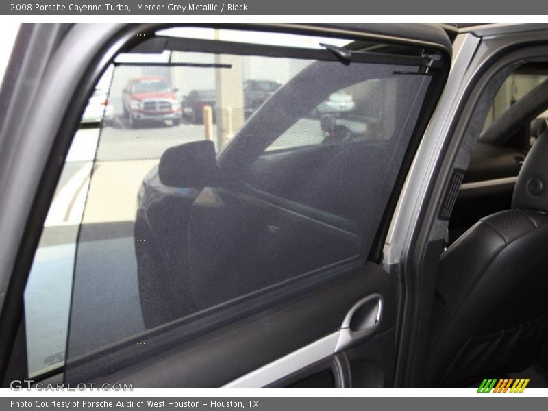Meteor Grey Metallic / Black 2008 Porsche Cayenne Turbo