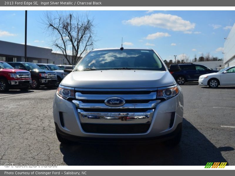 Ingot Silver Metallic / Charcoal Black 2013 Ford Edge SE