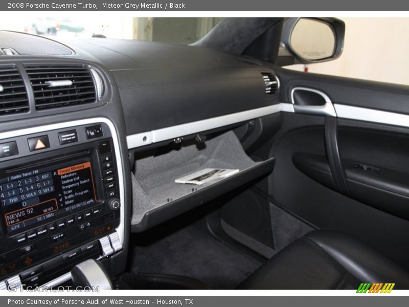 Meteor Grey Metallic / Black 2008 Porsche Cayenne Turbo