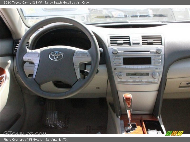 Sandy Beach Metallic / Ash Gray 2010 Toyota Camry XLE V6