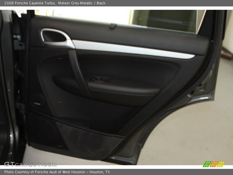 Meteor Grey Metallic / Black 2008 Porsche Cayenne Turbo