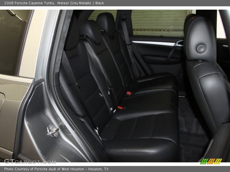 Meteor Grey Metallic / Black 2008 Porsche Cayenne Turbo