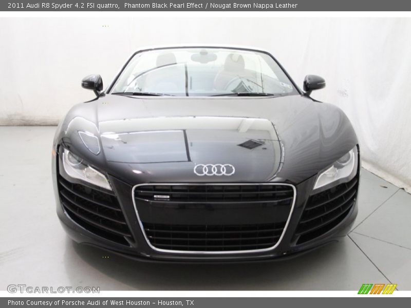 Phantom Black Pearl Effect / Nougat Brown Nappa Leather 2011 Audi R8 Spyder 4.2 FSI quattro