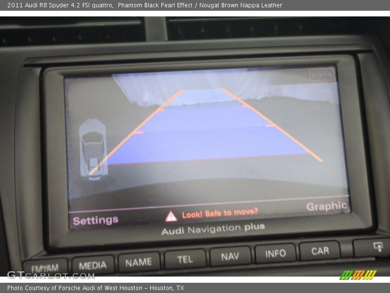 Phantom Black Pearl Effect / Nougat Brown Nappa Leather 2011 Audi R8 Spyder 4.2 FSI quattro