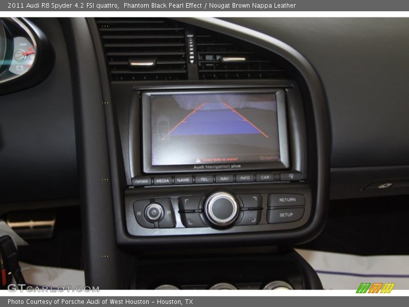 Phantom Black Pearl Effect / Nougat Brown Nappa Leather 2011 Audi R8 Spyder 4.2 FSI quattro