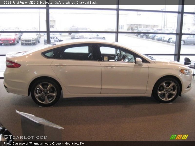 Oxford White / Charcoal Black 2013 Ford Fusion SE 1.6 EcoBoost