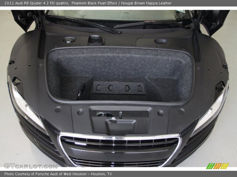 Phantom Black Pearl Effect / Nougat Brown Nappa Leather 2011 Audi R8 Spyder 4.2 FSI quattro