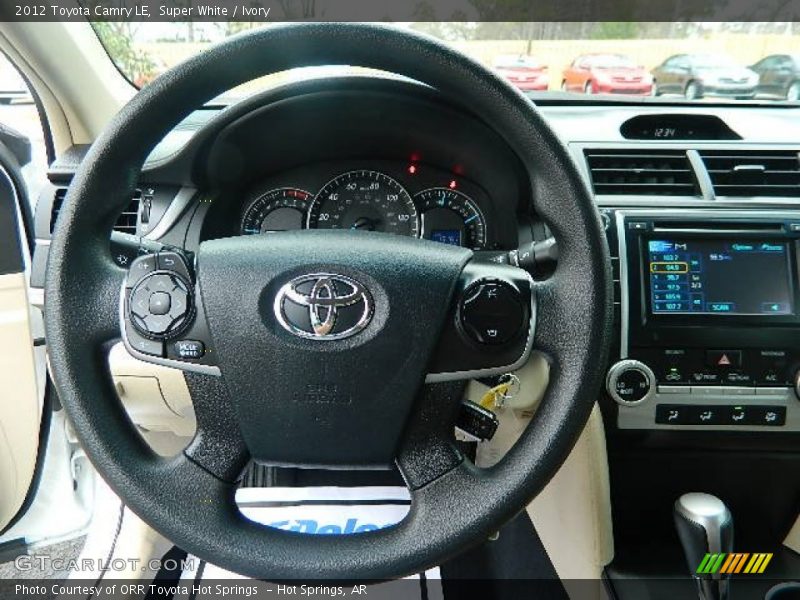 Super White / Ivory 2012 Toyota Camry LE