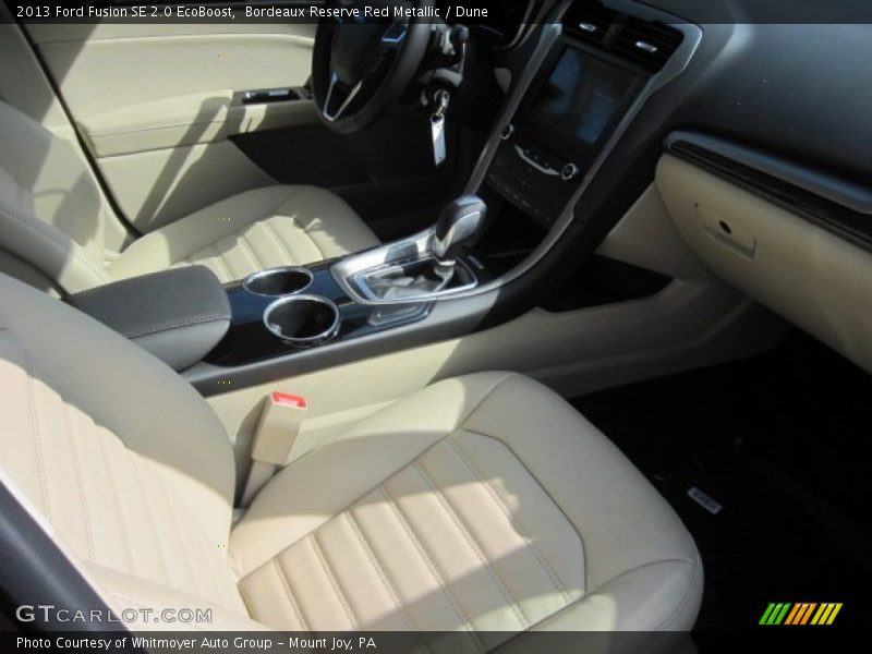 Bordeaux Reserve Red Metallic / Dune 2013 Ford Fusion SE 2.0 EcoBoost