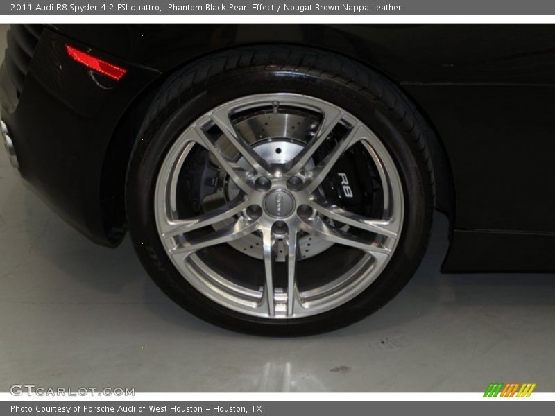 Phantom Black Pearl Effect / Nougat Brown Nappa Leather 2011 Audi R8 Spyder 4.2 FSI quattro
