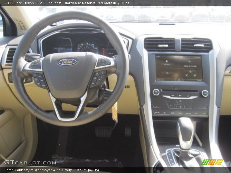Dashboard of 2013 Fusion SE 2.0 EcoBoost