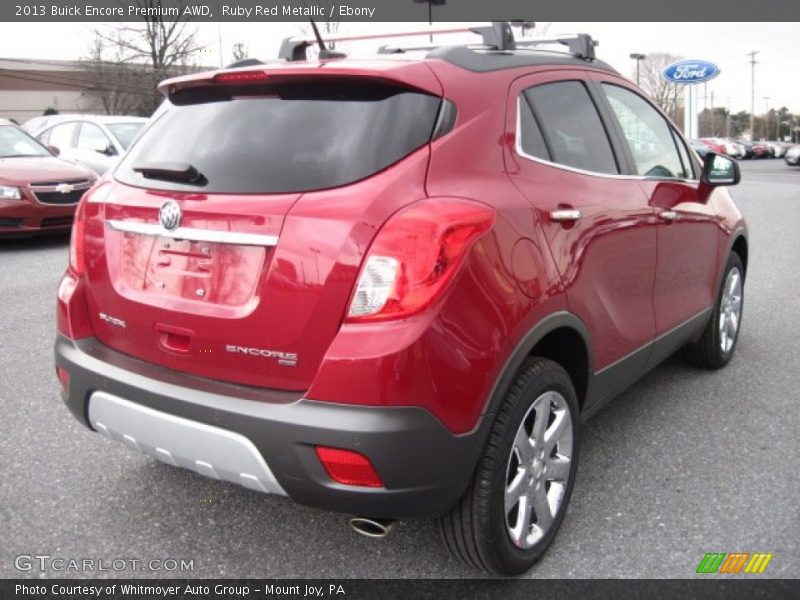 Ruby Red Metallic / Ebony 2013 Buick Encore Premium AWD