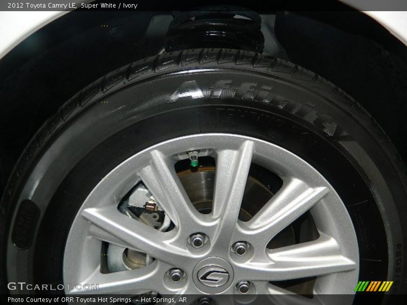 Super White / Ivory 2012 Toyota Camry LE