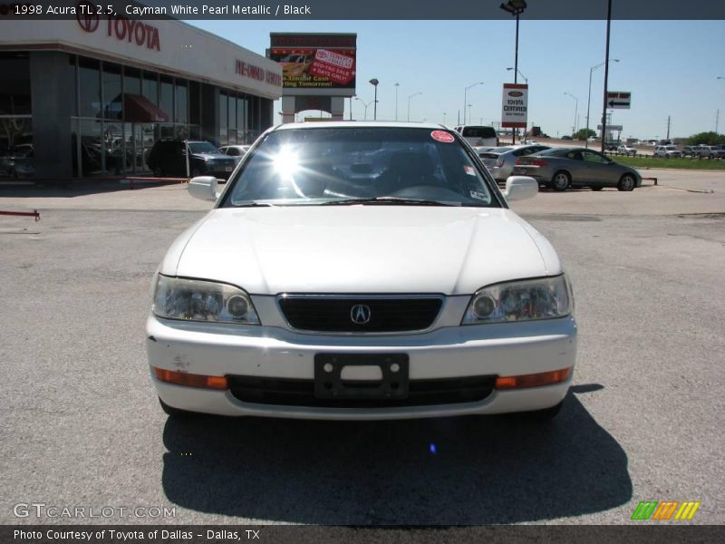 Cayman White Pearl Metallic / Black 1998 Acura TL 2.5