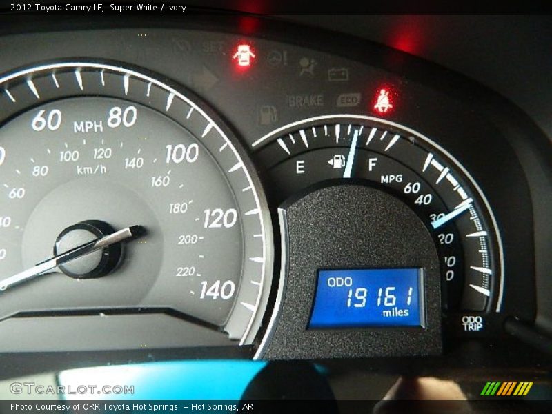 Super White / Ivory 2012 Toyota Camry LE