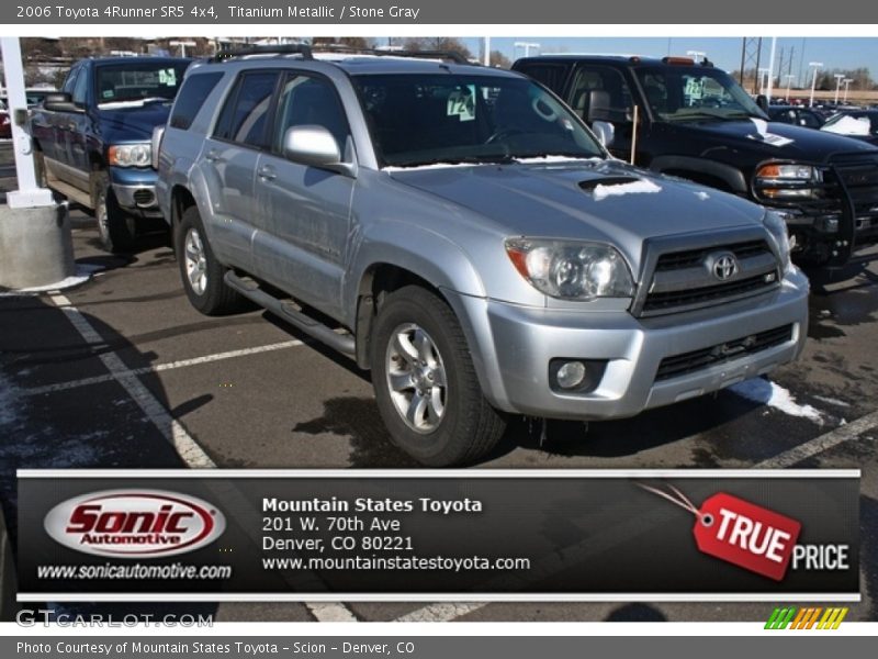Titanium Metallic / Stone Gray 2006 Toyota 4Runner SR5 4x4