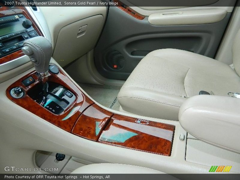 Sonora Gold Pearl / Ivory Beige 2007 Toyota Highlander Limited