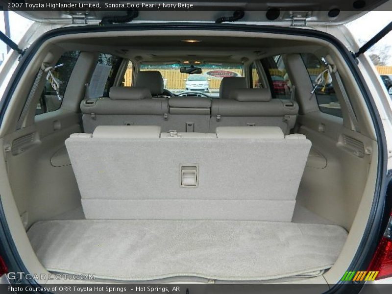 Sonora Gold Pearl / Ivory Beige 2007 Toyota Highlander Limited