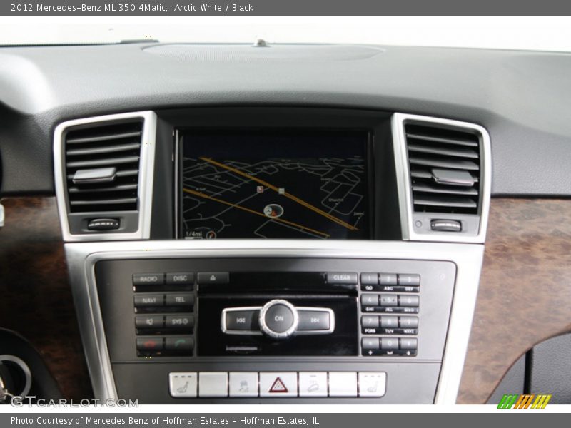Arctic White / Black 2012 Mercedes-Benz ML 350 4Matic