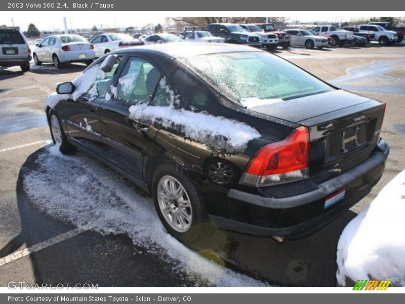 Black / Taupe 2003 Volvo S60 2.4