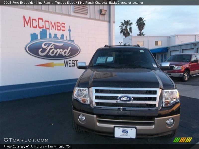 Tuxedo Black / King Ranch Charcoal Black/Chaparral Leather 2013 Ford Expedition King Ranch