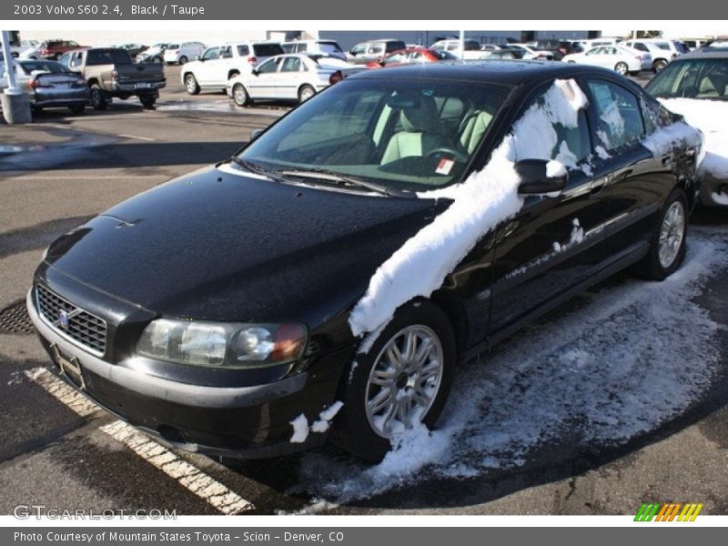 Black / Taupe 2003 Volvo S60 2.4
