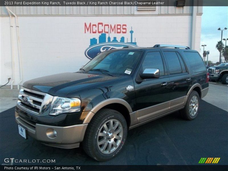 Tuxedo Black / King Ranch Charcoal Black/Chaparral Leather 2013 Ford Expedition King Ranch