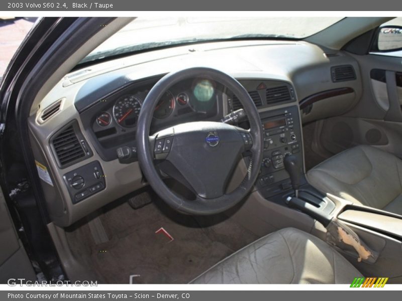 Black / Taupe 2003 Volvo S60 2.4