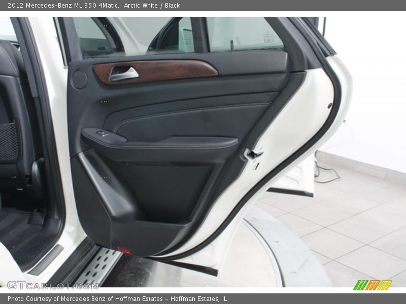 Arctic White / Black 2012 Mercedes-Benz ML 350 4Matic
