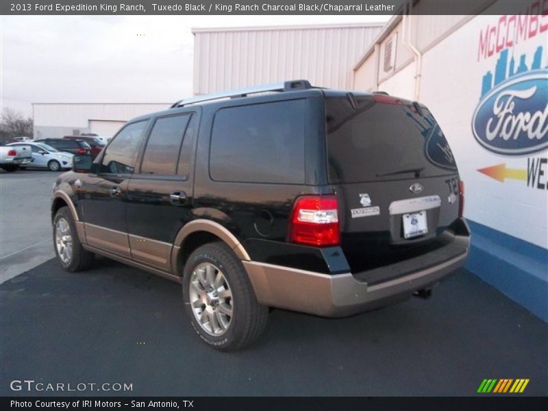 Tuxedo Black / King Ranch Charcoal Black/Chaparral Leather 2013 Ford Expedition King Ranch