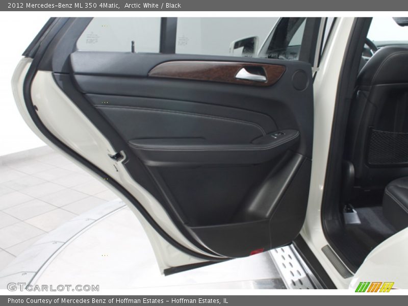 Arctic White / Black 2012 Mercedes-Benz ML 350 4Matic