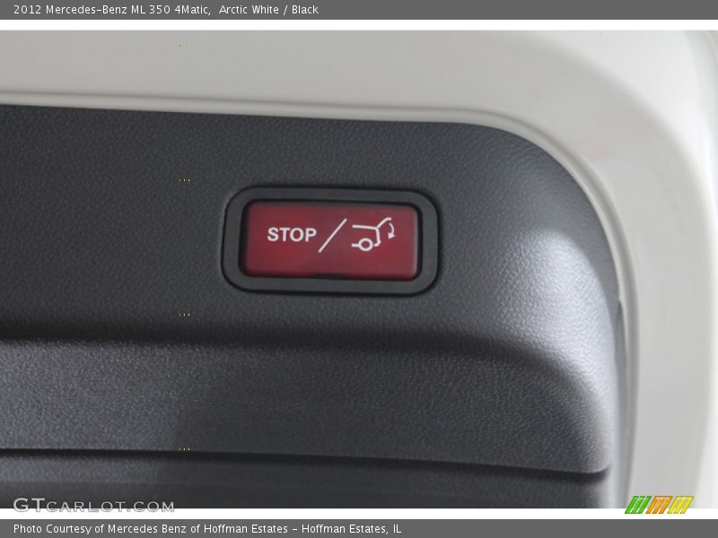 Arctic White / Black 2012 Mercedes-Benz ML 350 4Matic