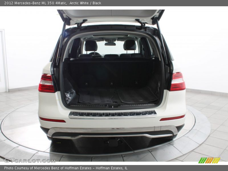 Arctic White / Black 2012 Mercedes-Benz ML 350 4Matic