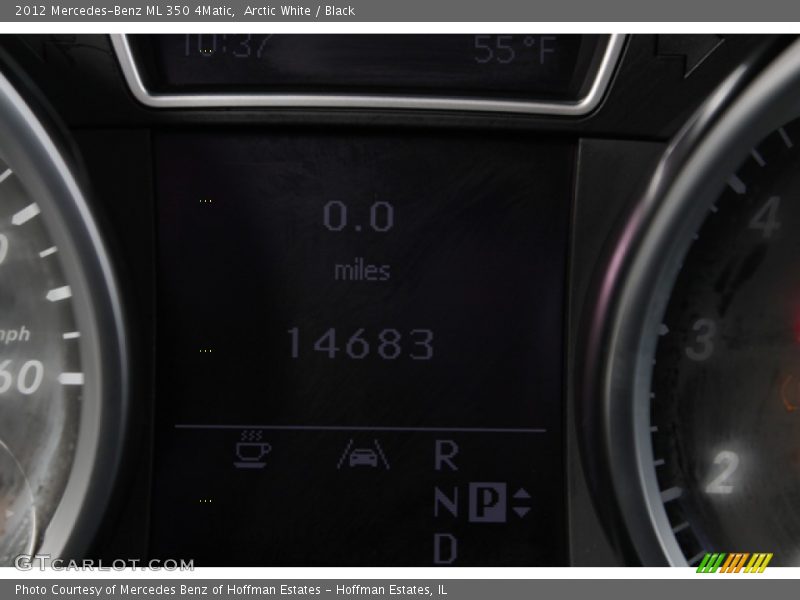 Arctic White / Black 2012 Mercedes-Benz ML 350 4Matic