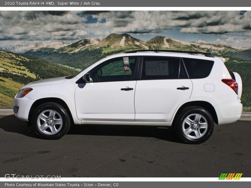 Super White / Ash Gray 2010 Toyota RAV4 I4 4WD